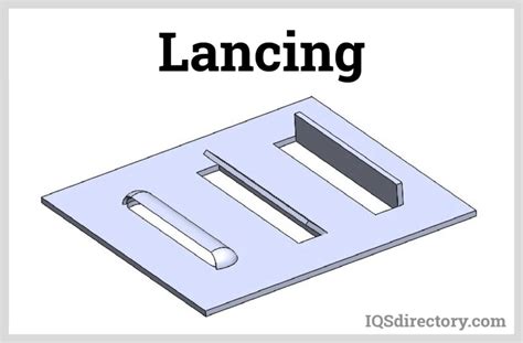 semi piercing in sheet metal|lancing operation in sheet metal.